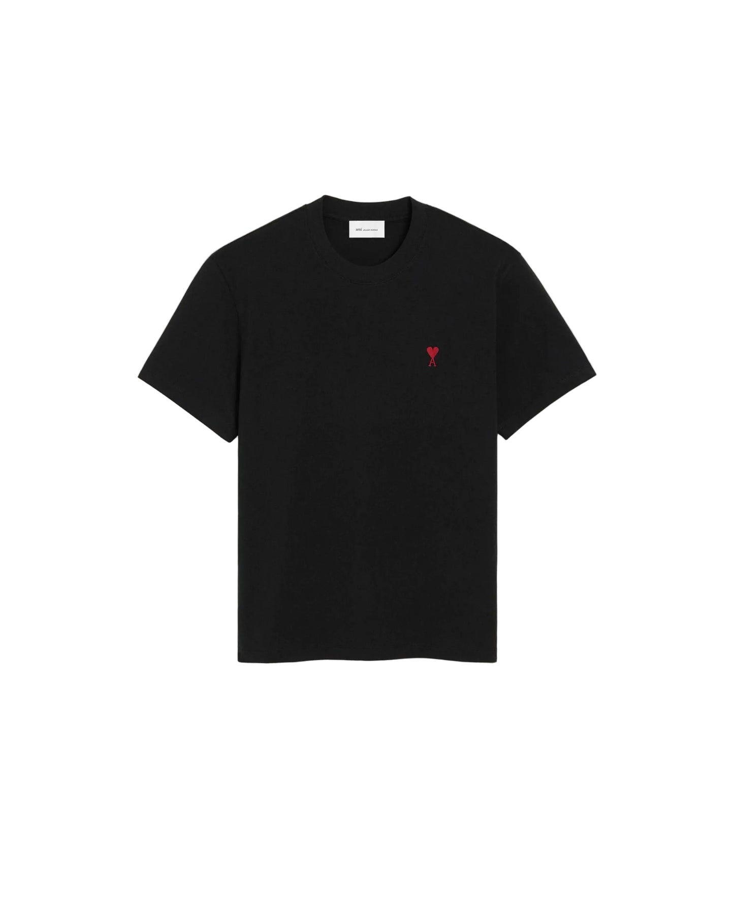 T-shirt Ami de Cœur in cotone biologico nero