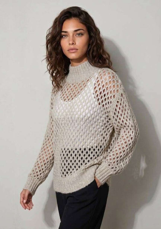 MARKUP Lupetto in filato lurex