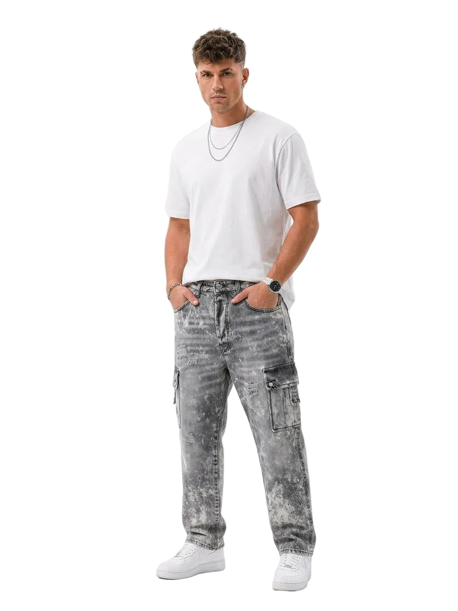 Jeans oversize del brand Innesco