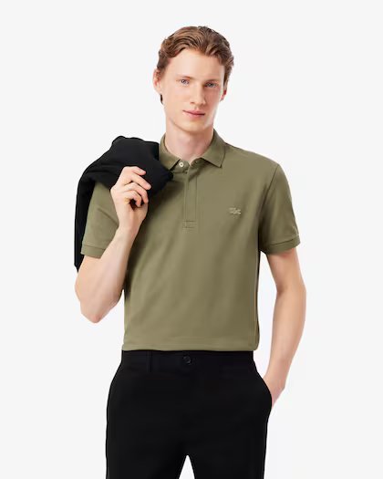 LACOSTE Polo regular fit in piqué elasticizzato Paris