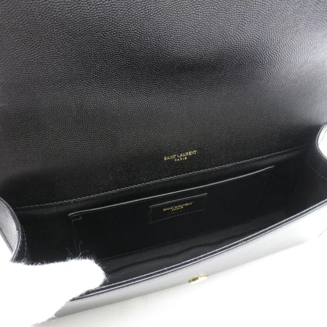 SAINT LAURENT Pochette kate in pelle grain de poudre