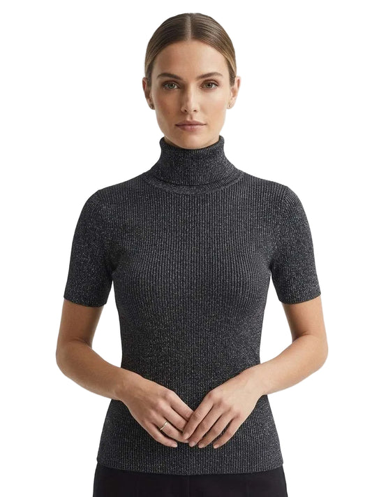 Lupetto a Maniche Corte in Maglia Lurex – MARKUP Woman