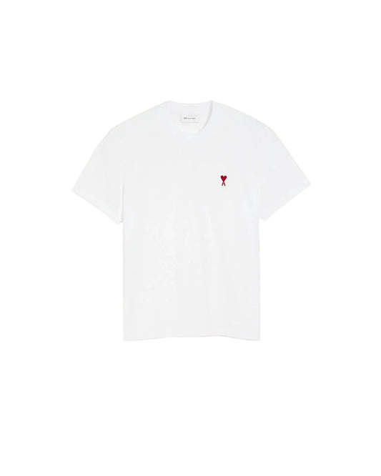 T-shirt Ami de Cœur in cotone biologico bianco
