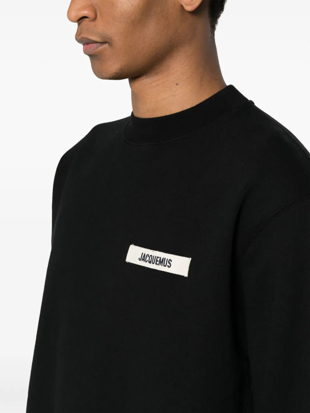 Jacquemus Felpa Le Hoodie Gros Grain con zip