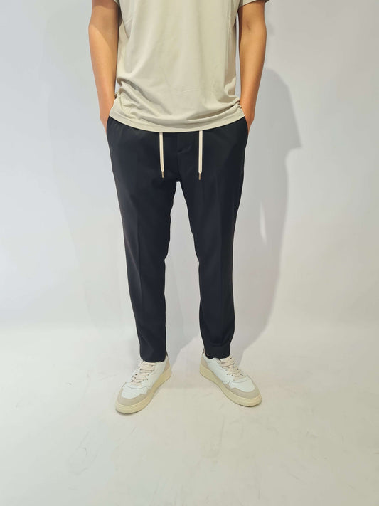 PANTALONE PRIME POLY CON MEZZO ELASTICO E LACCETTI