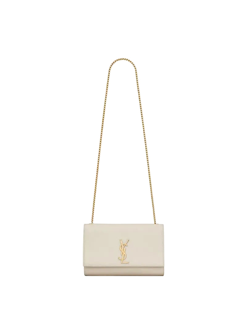 SAINT LAURENT KATE MEDIUM IN PELLE GRAIN DE POUDRE