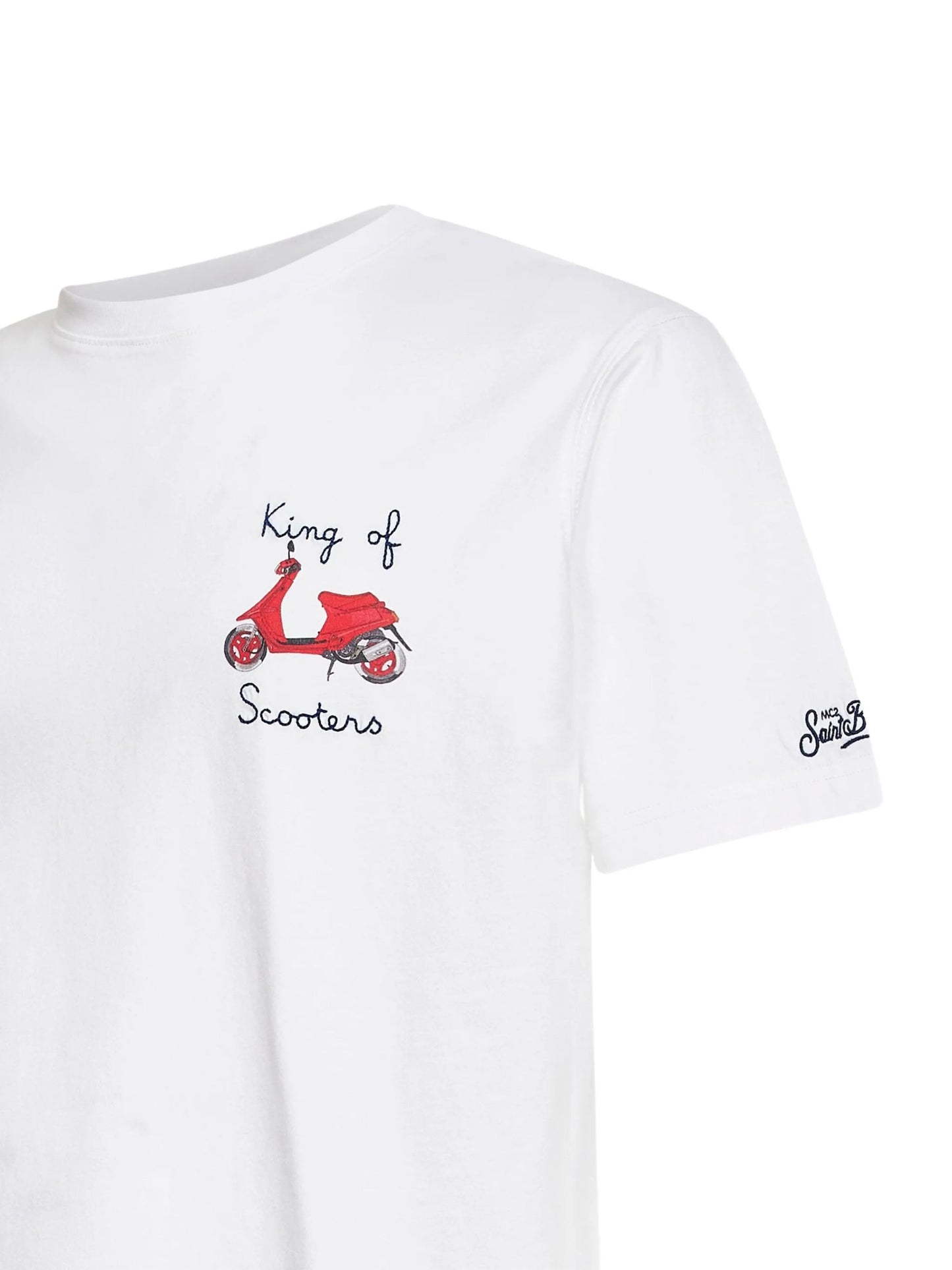 SAINT BARTH T-shirt Portofino con stampa king of scooter