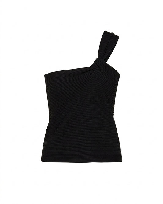MARKUP Top in maglia asimmetrico