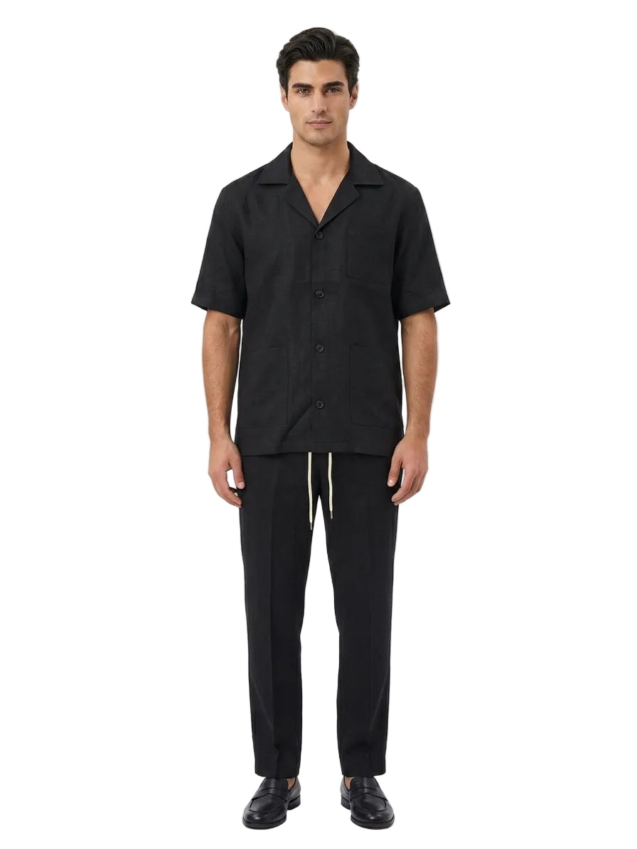 Pantaloni in lino Brian Rush