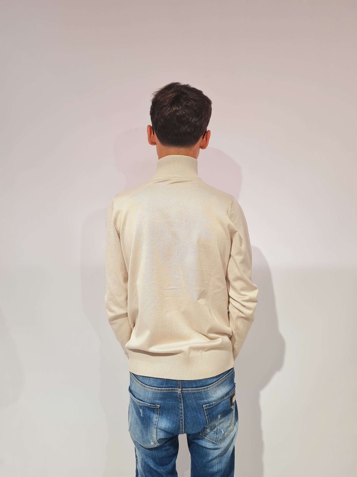 INNESCO MAGLIONE LUPETTO CON ZIP