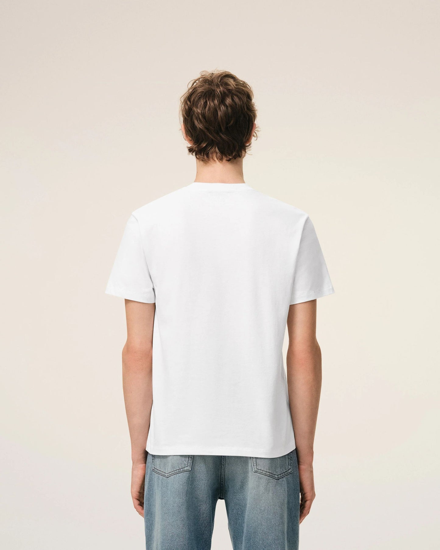 T-shirt Ami de Cœur in cotone biologico bianco