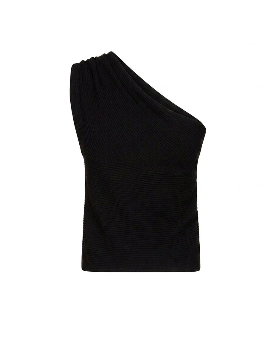 MARKUP Top in maglia asimmetrico