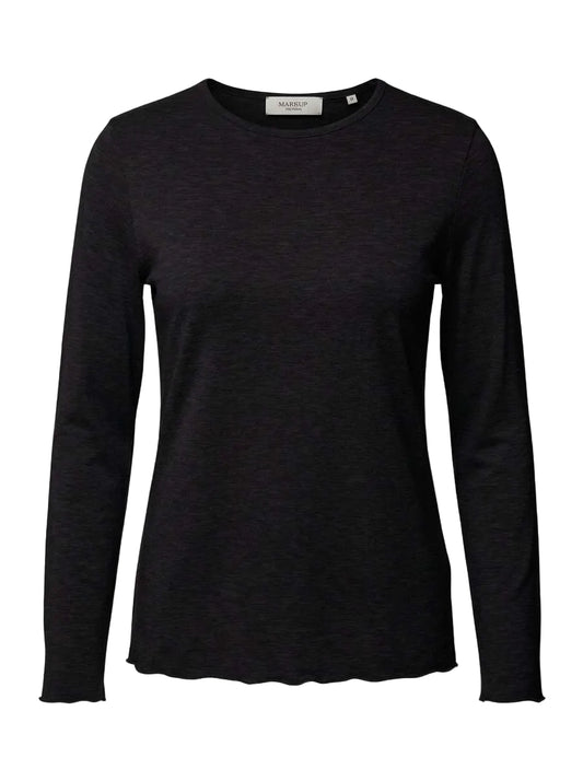 MARKUP T-shirt girocollo in jersey misto cachemire
