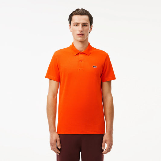 Polo in cotone regular fit Maniche Corte - Arancione - Lacoste - Uomo