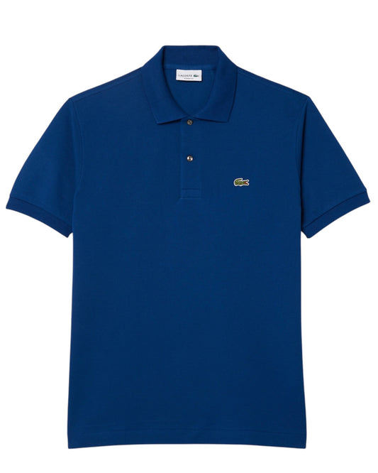 Polo slim fit in piqué L.12.12 Maniche Corte - Blu - Lacoste -