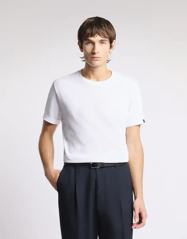 T-shirt Fay Regular Fit in Jersey di Cotone