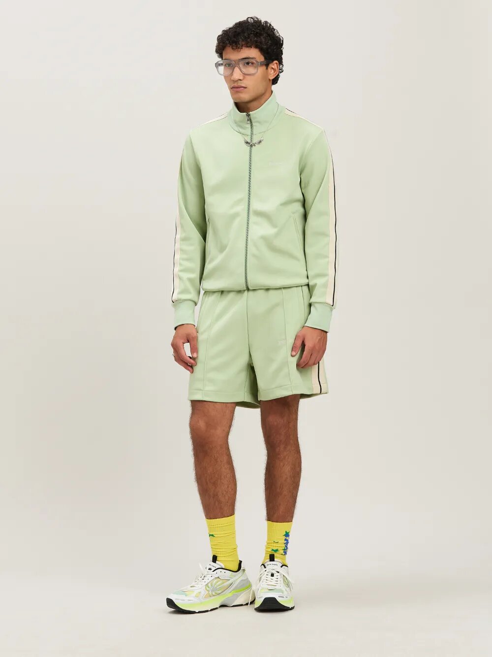 Pantaloncini Track con Logo ricamato- PALM ANGELS