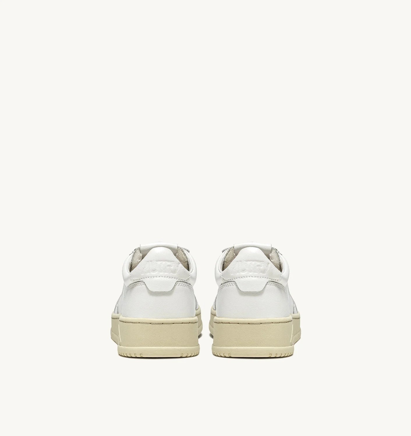 AUTRY SNEAKERS MEDALIST LOW IN PELLE BIANCA