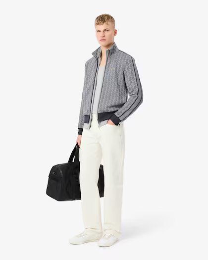 LACOSTE Giacca della tuta in jacquard con zip Paris