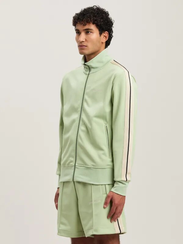 Palm Angels Giacca Track con logo ricamato