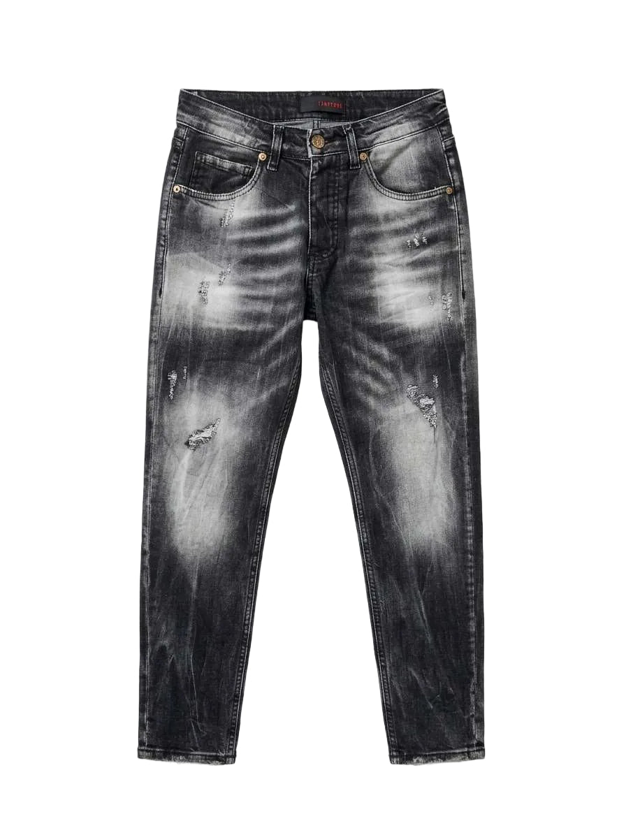 Jeans Uomo Frape One - Modello "New Woll" - grigio Scuro