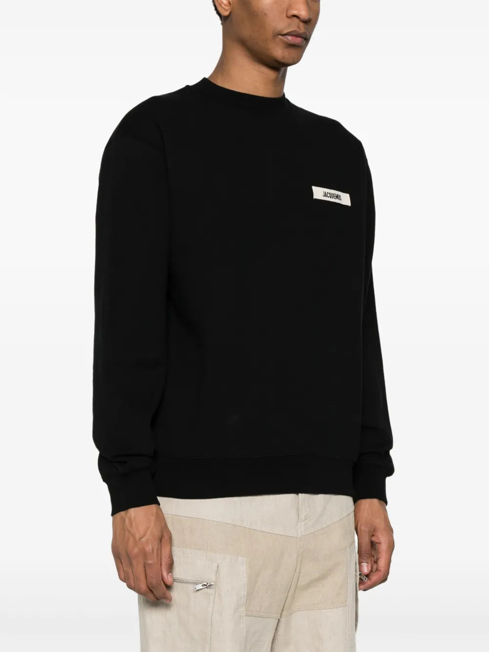 Jacquemus Felpa Le Hoodie Gros Grain con zip