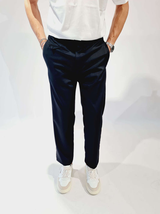 PANTALONE PRIME CON ELASTICO E BOTTONE