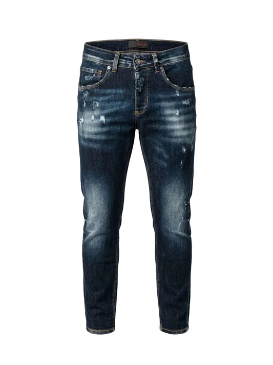 Jeans Uomo Frape One - Modello "New Woll" -blu Scuro