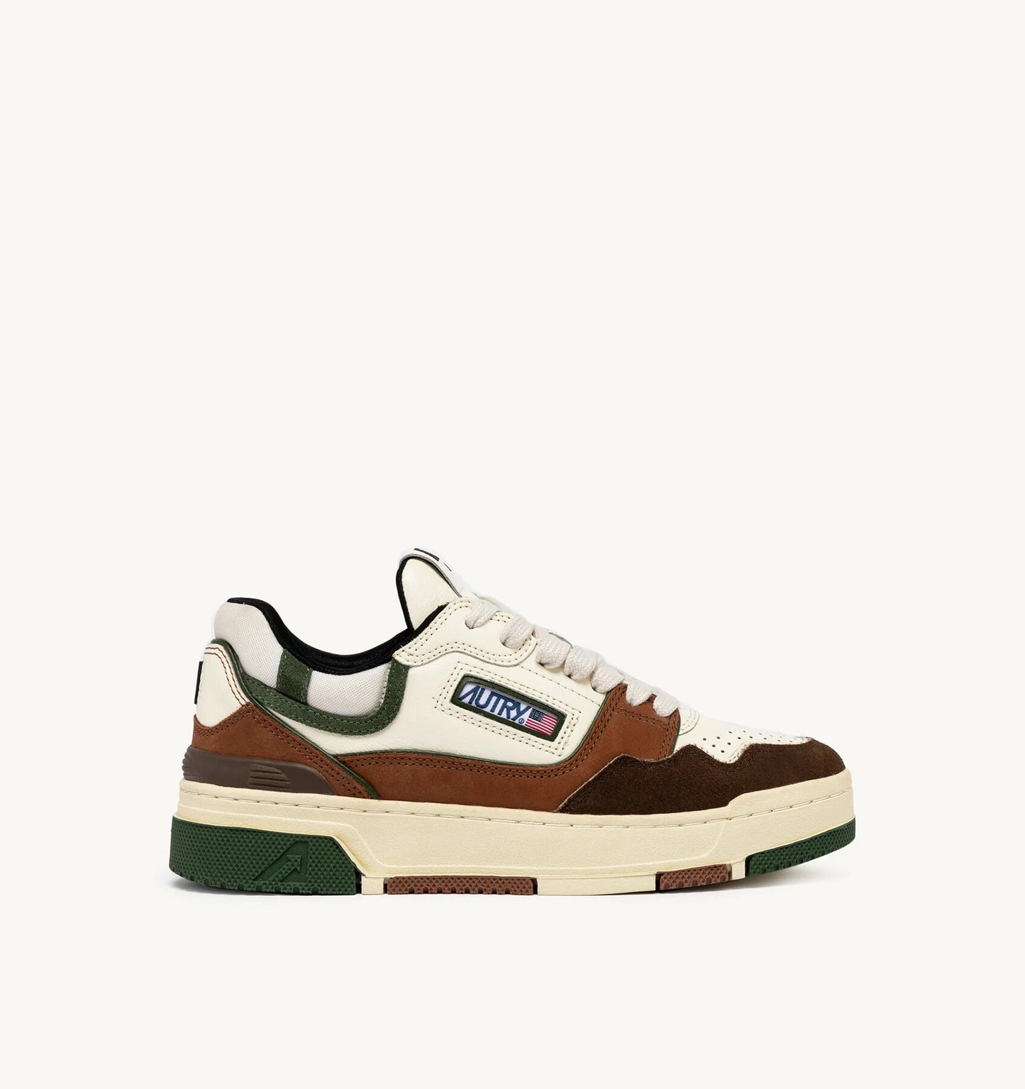 AUTRY SNEAKERS CLC LOW IN SUEDE E NABUK EBONY E MILITARY