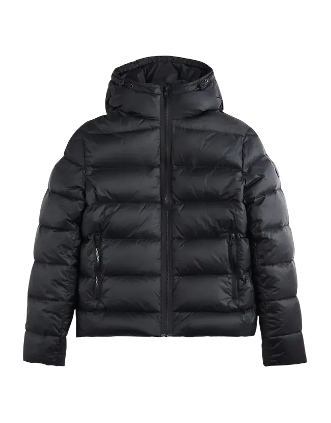 FAY Double Front Down Jacket in Carded Poplin