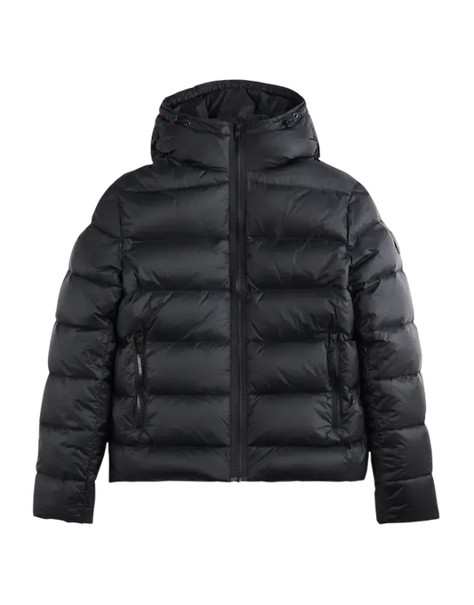 FAY Double Front Down Jacket in Carded Poplin