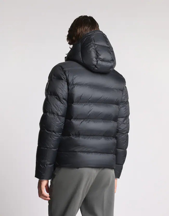 FAY Double Front Down Jacket in Carded Poplin