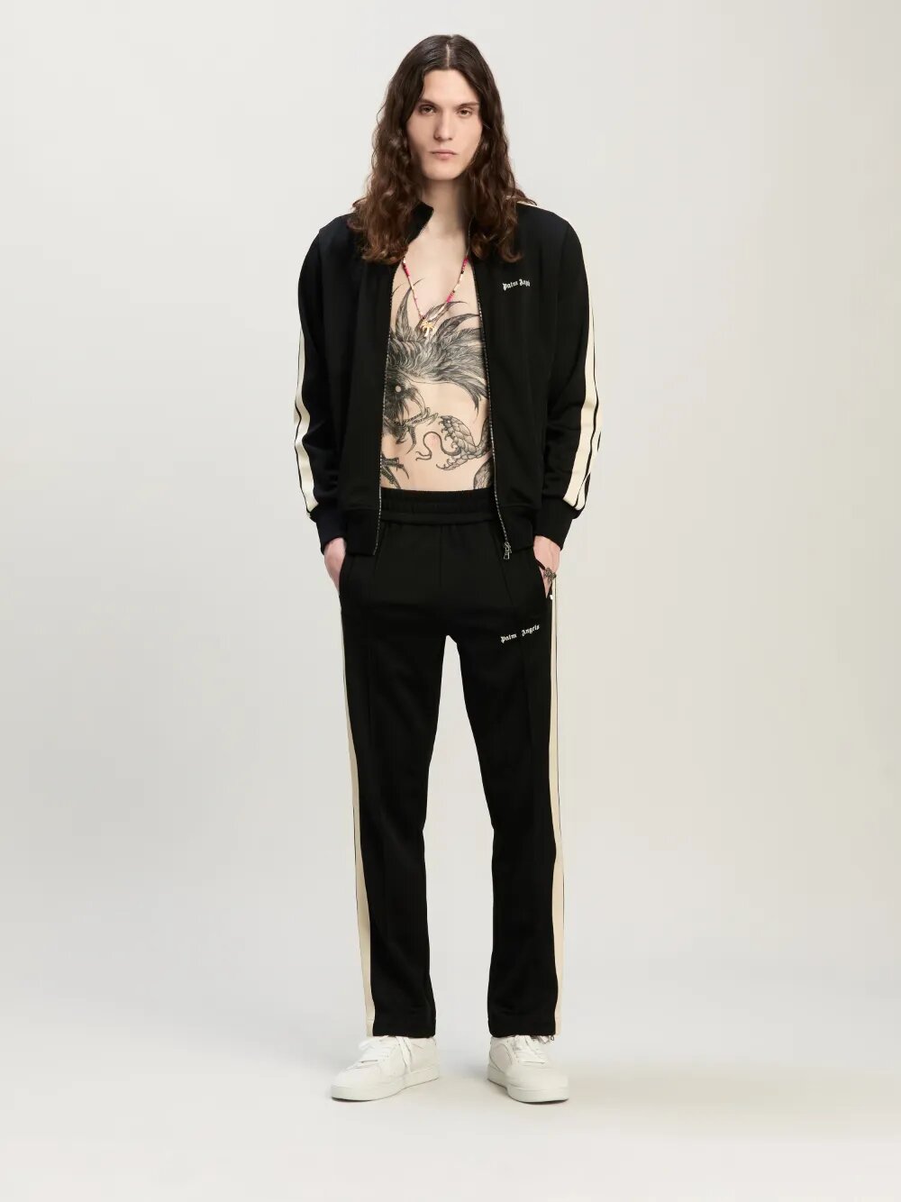 Giacca Track Logo Classico- PALM ANGELS