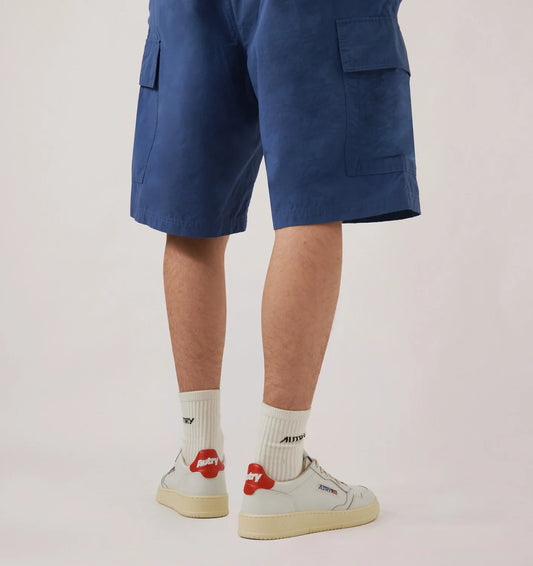 AUTRY SNEAKERS MEDALIST LOW IN PELLE BIANCA E SPICY ORANGE