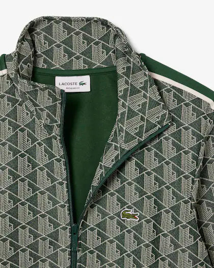 LACOSTE Giacca della tuta in jacquard con zip Paris
