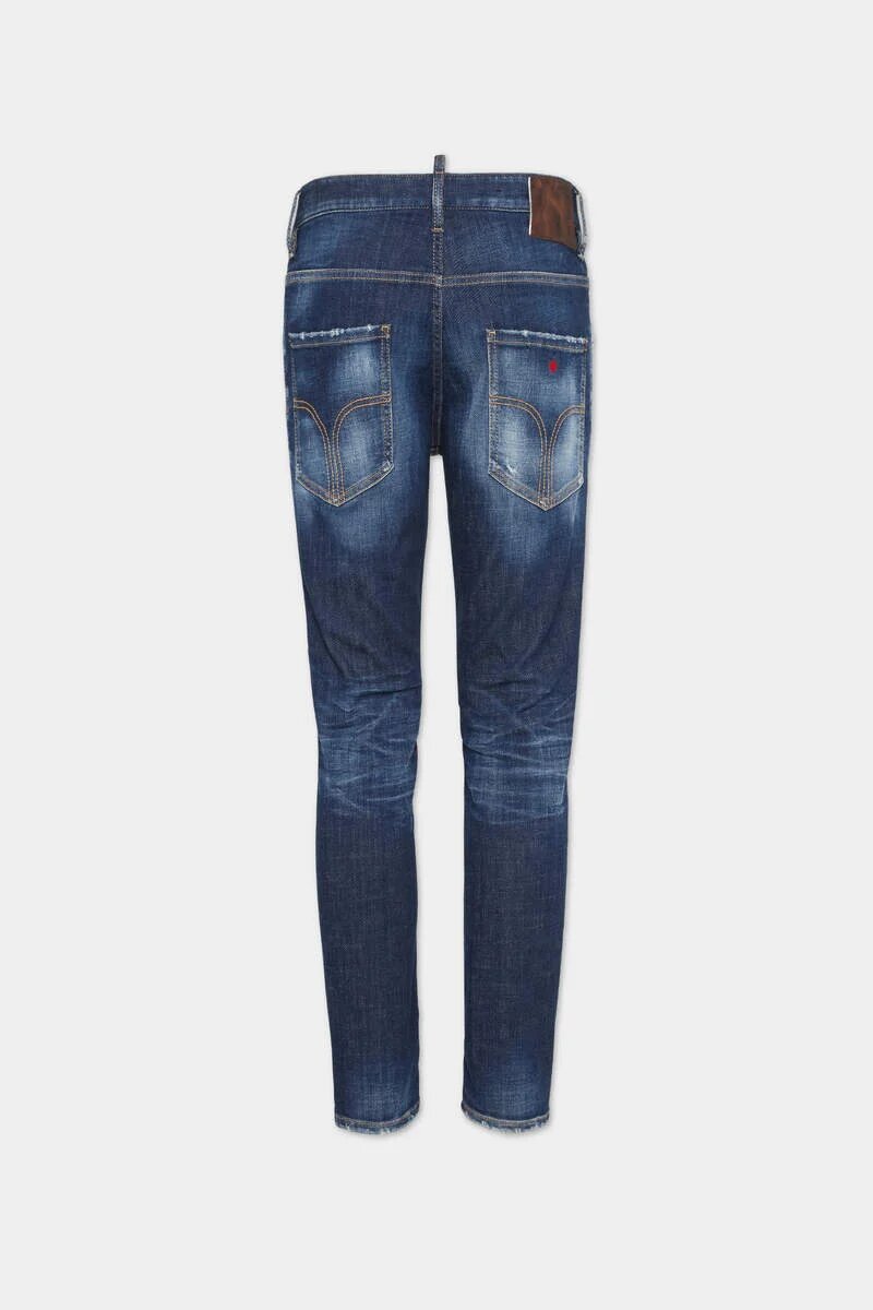 DSQUARED2 Dark Basic Wash Skater Jeans