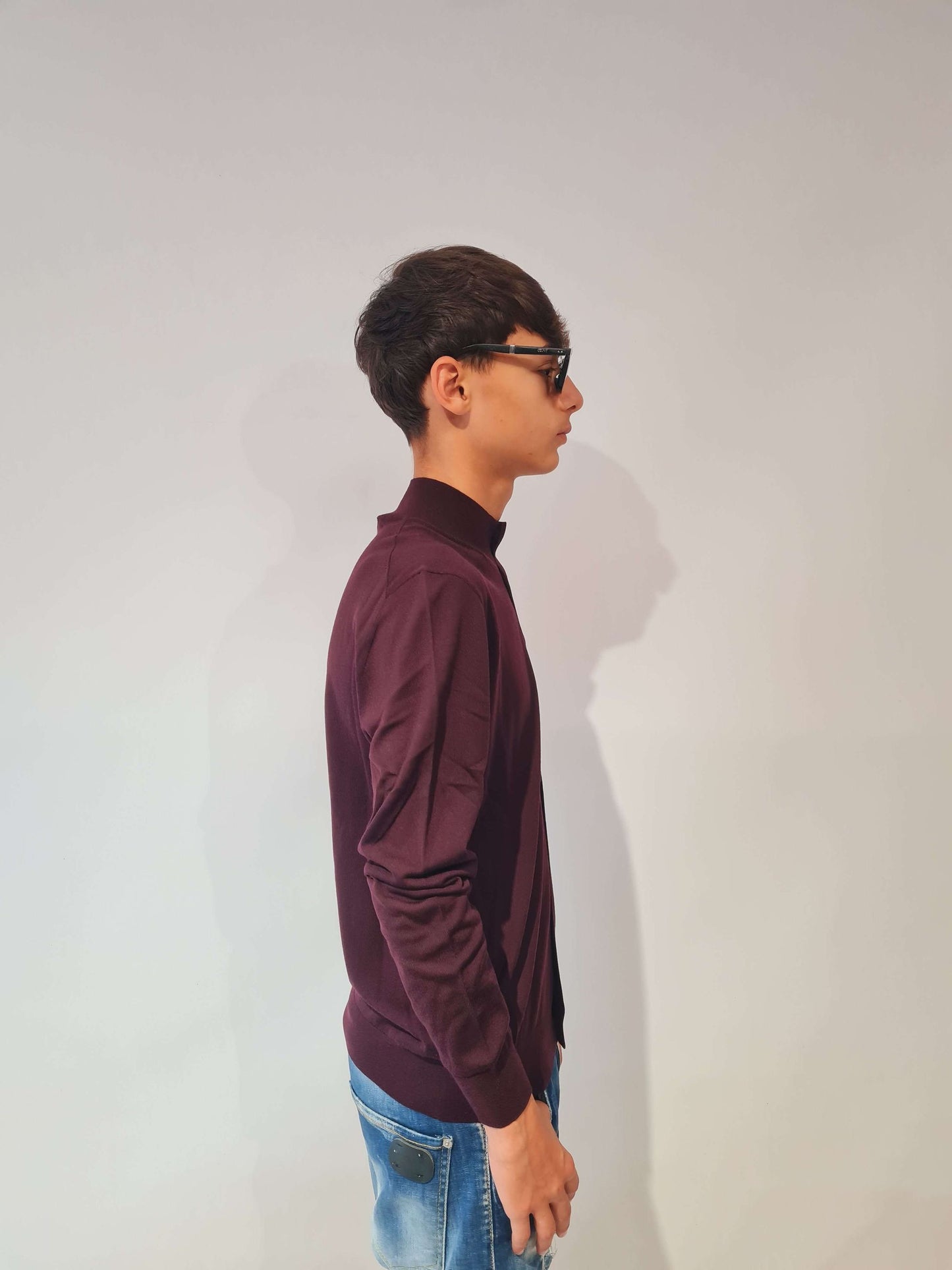 CLAQ CARDIGAN CON BOTTONI