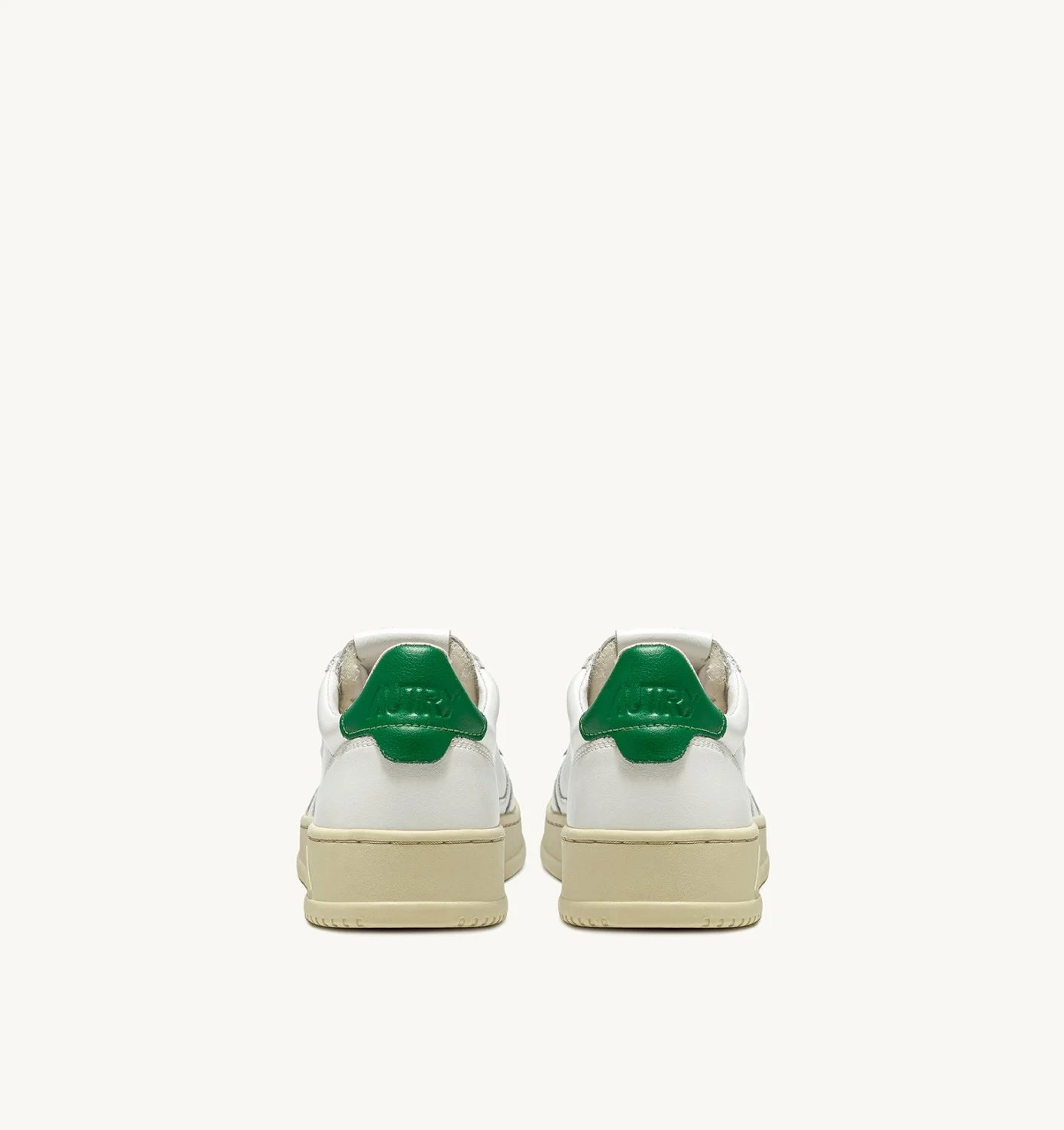 AUTRY SNEAKERS MEDALIST LOW IN PELLE BIANCA E VERDE