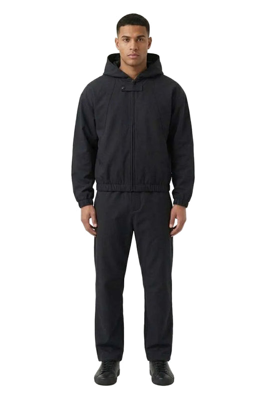 PRIME Felpa crop fit con cappuccio e chiusura con zip