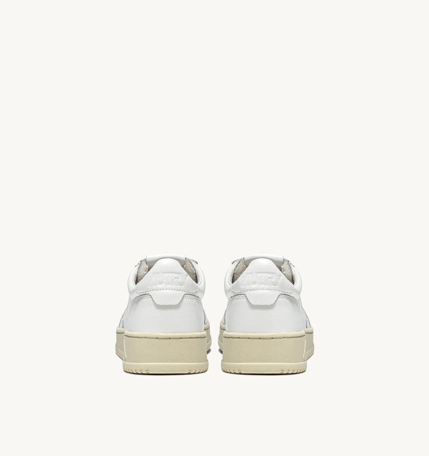 AUTRY SNEAKERS MEDALIST LOW IN PELLE BIANCA