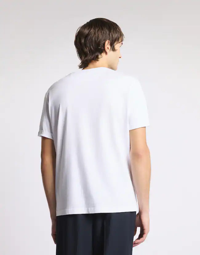 T-shirt Fay Regular Fit in Jersey di Cotone