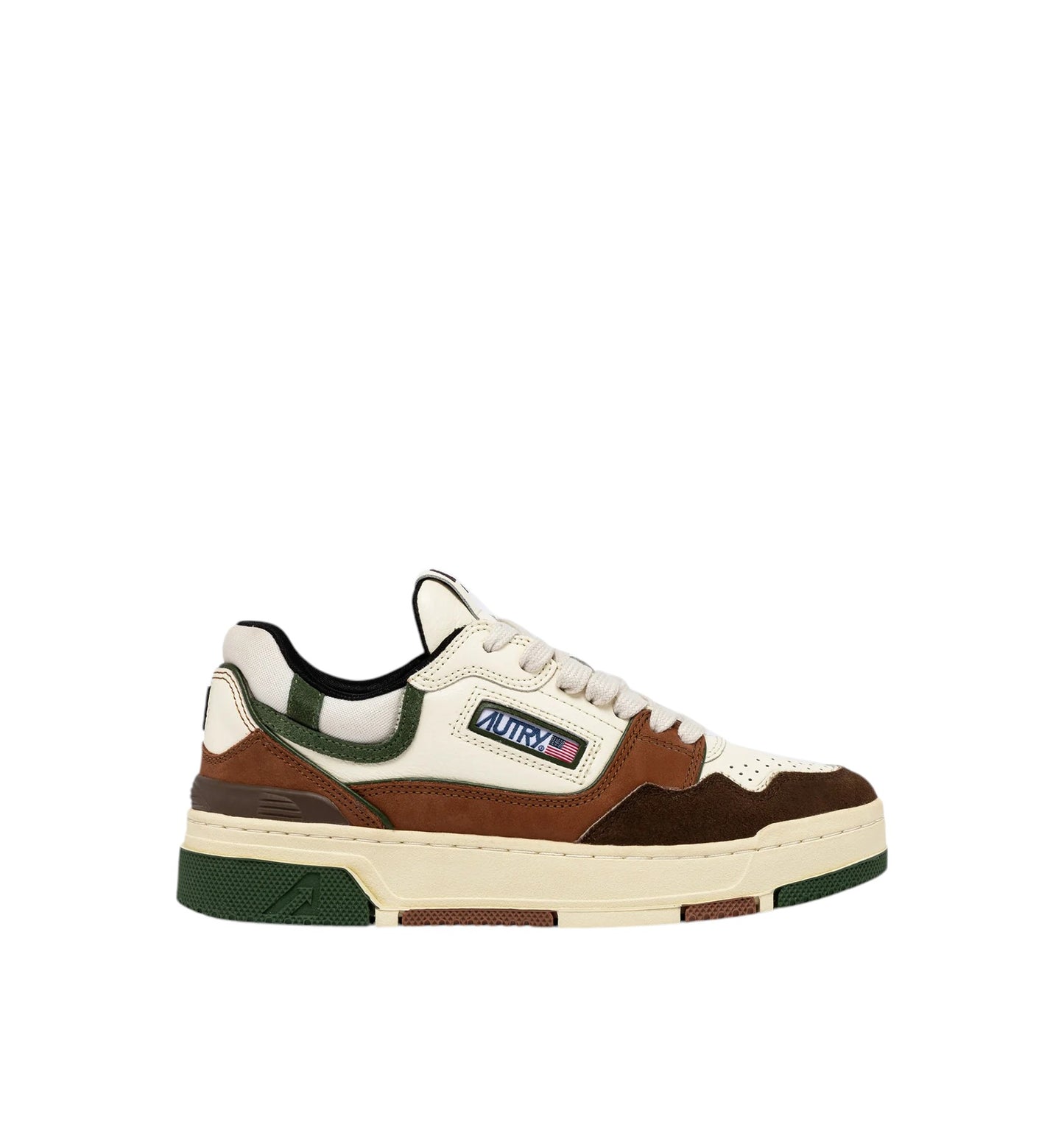 AUTRY SNEAKERS CLC LOW IN SUEDE E NABUK EBONY E MILITARY