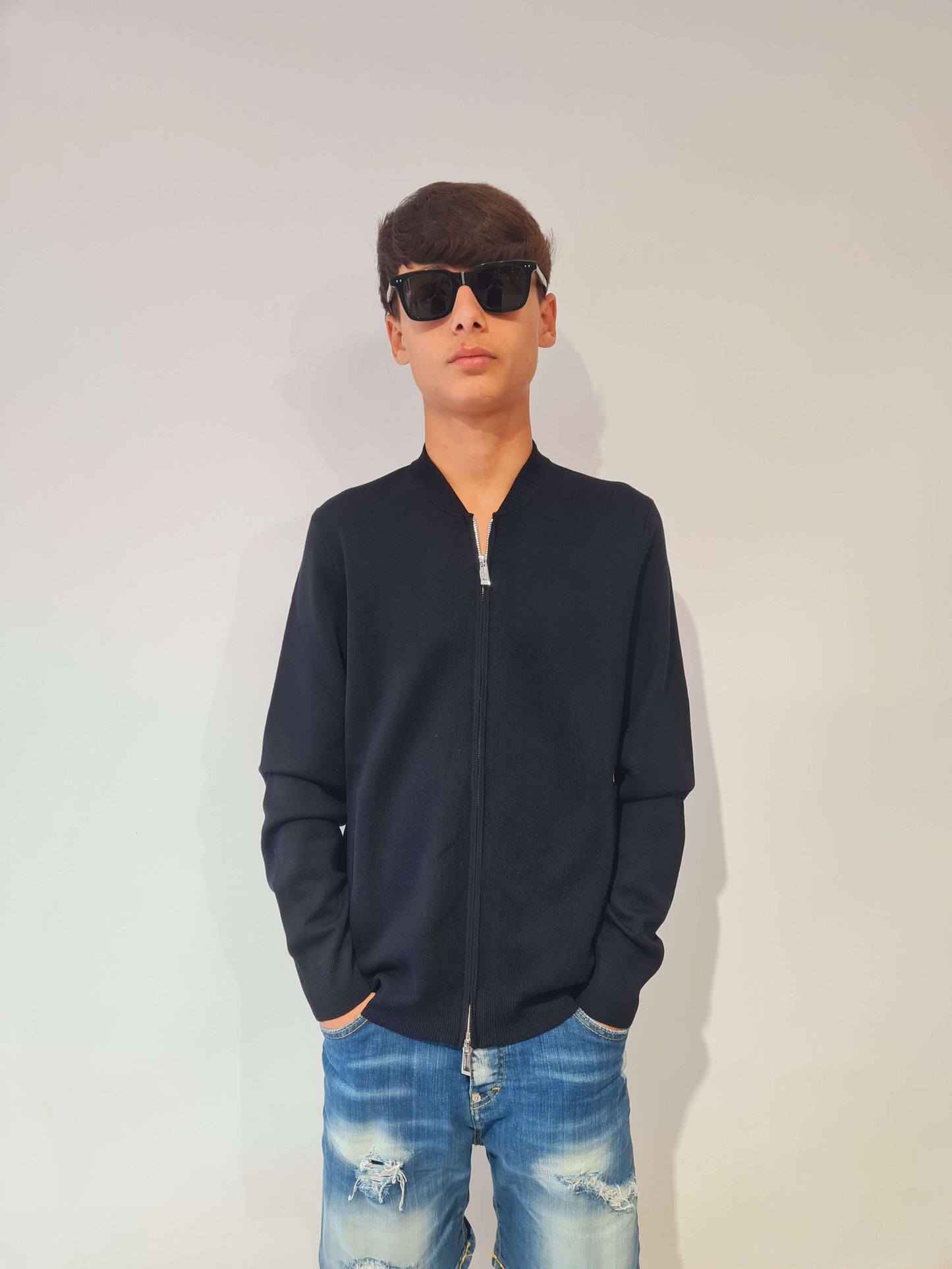 CLAQ CARDIGAN CON ZIP