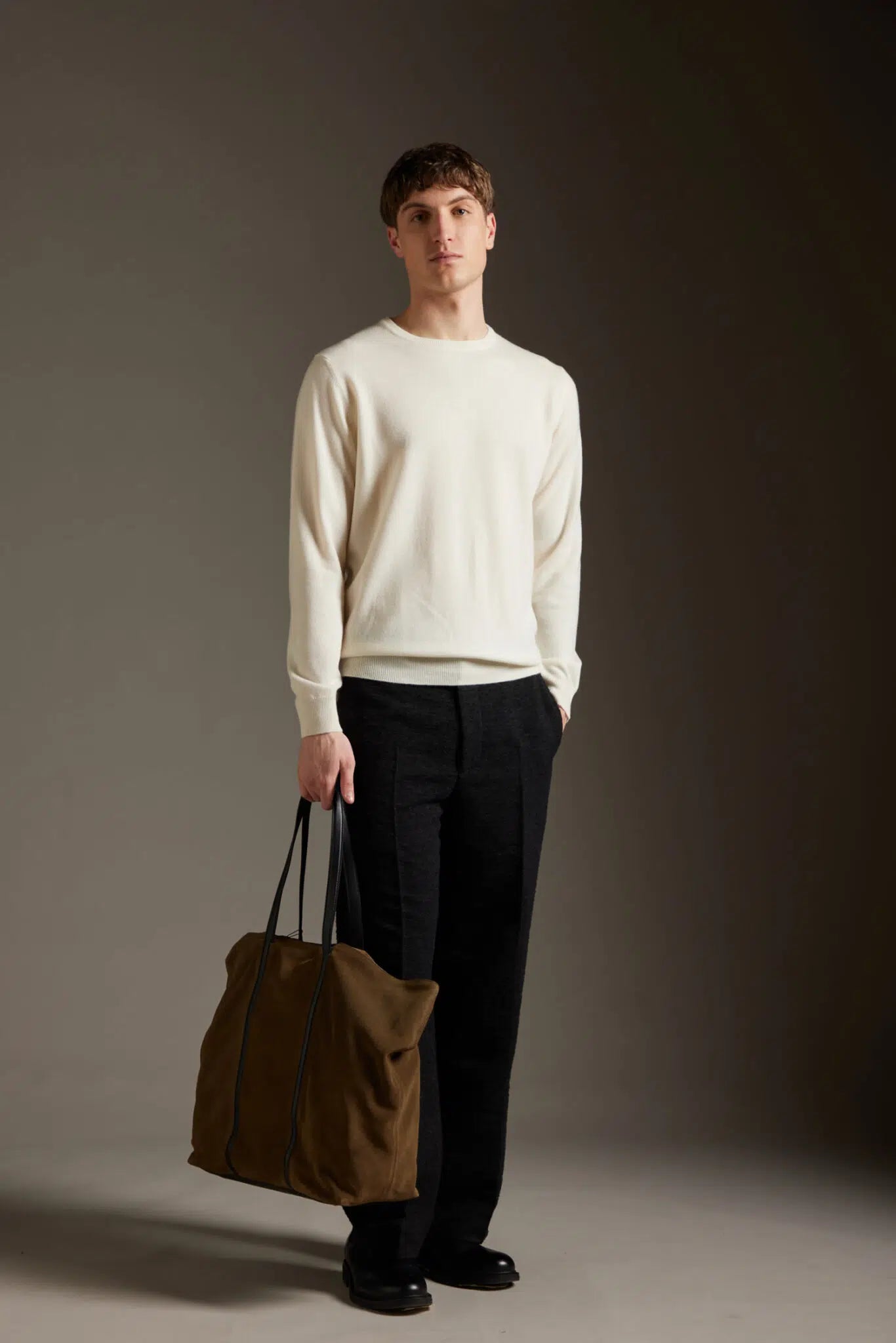 KANGRA Maglia Girocollo in Cashmere