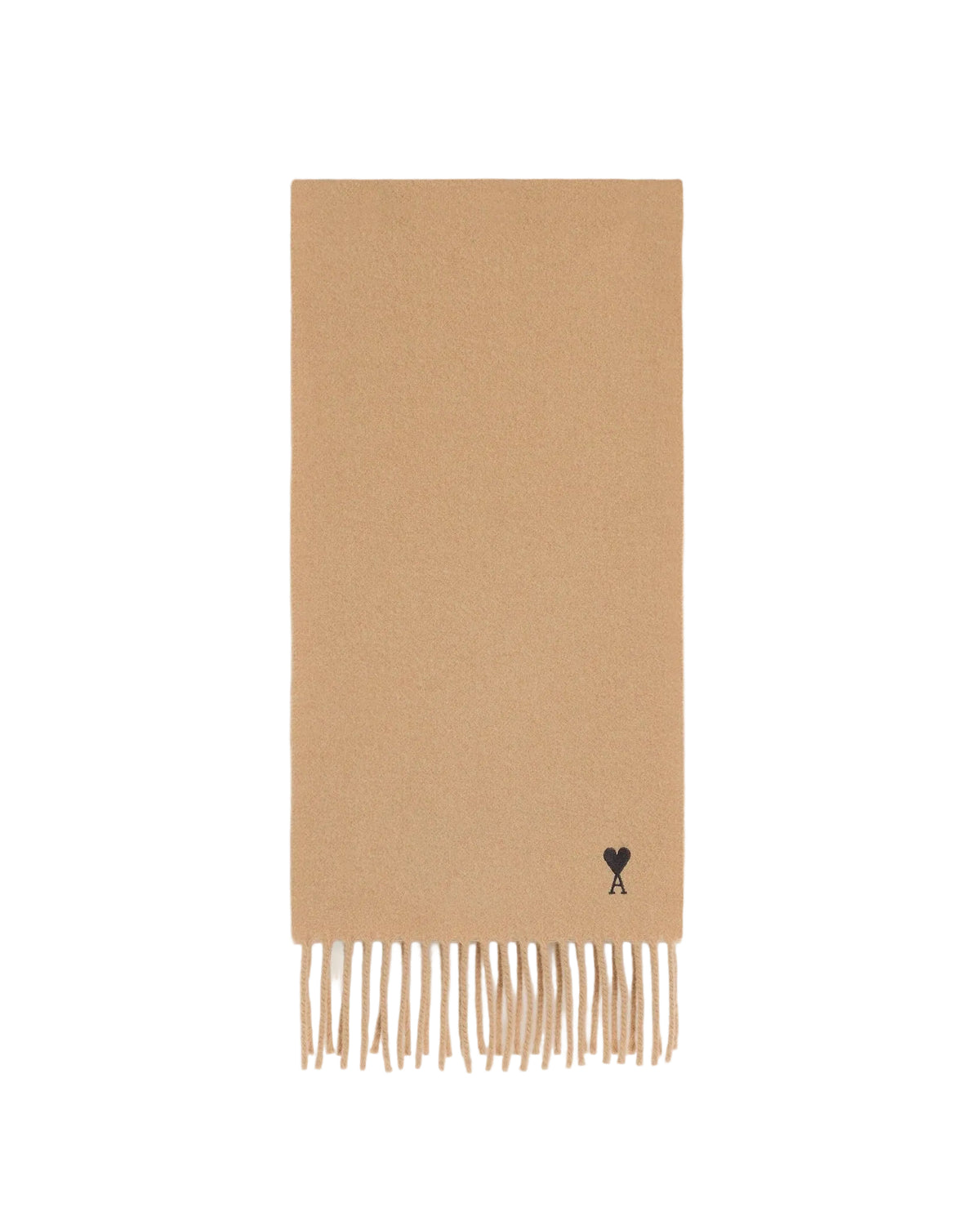 Sciarpa Ami de Cœur in lana beige