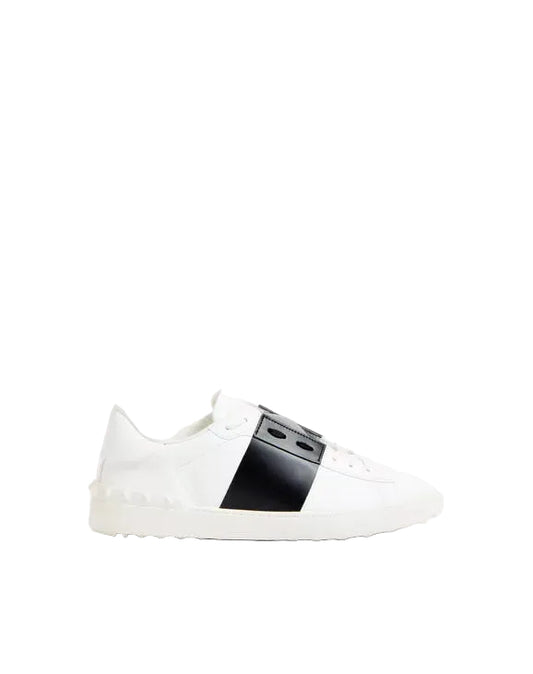 Sneaker Valentino Garavani Open in vitello bianco
