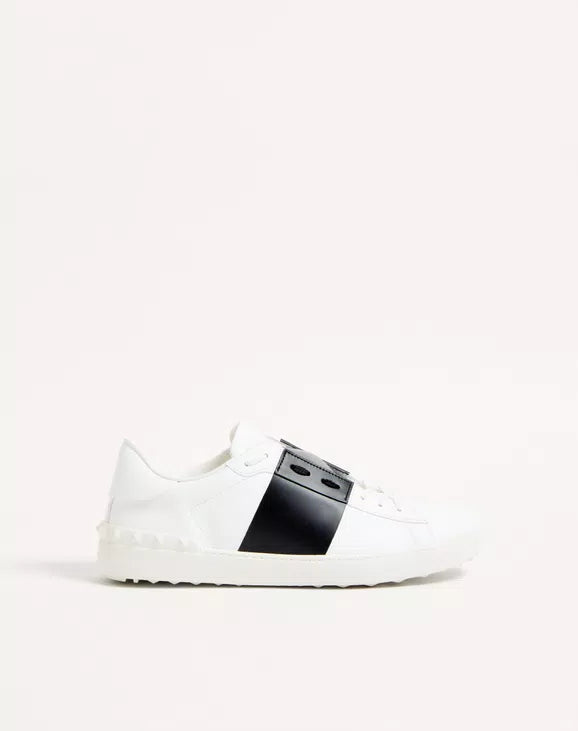 Sneaker Valentino Garavani Open in vitello bianco