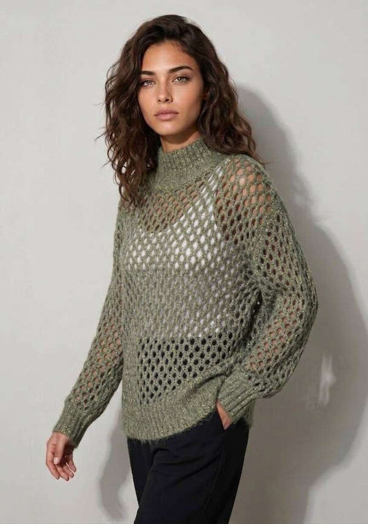 MARKUP Lupetto in filato lurex