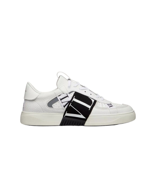 VALENTINO SNEAKER LOW-TOP VL7N IN VITELLO E NASTRI