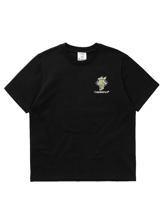 Casablanca DIAMOND COLUMN PRINTED TEE